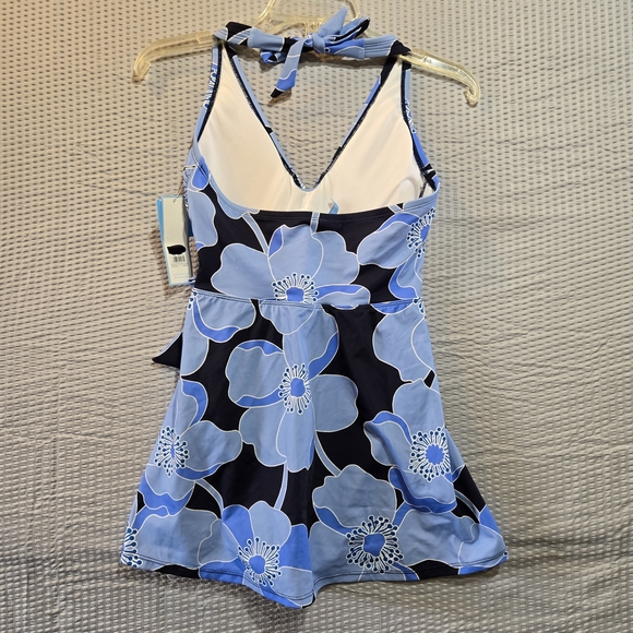 Draper James Blue Floral One Piece Swimsuit - Picture 2 of 8